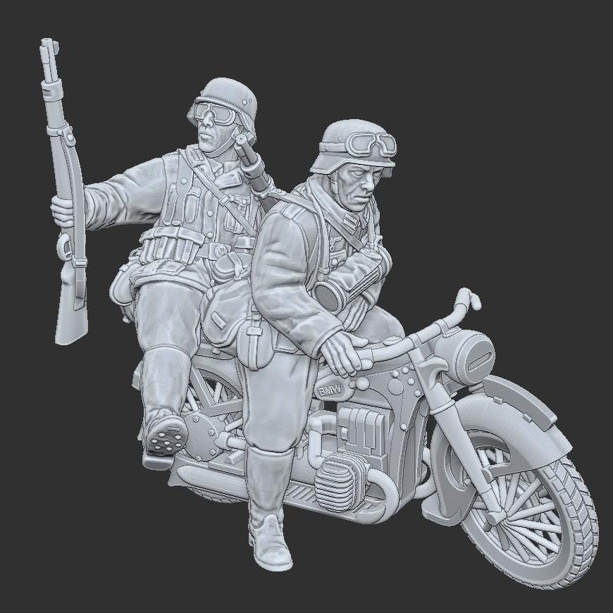 WWII German Kradschutzen A Various Scales Historical Wargaming (US tariffs are pre-paid by us)