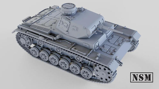 WWII German Panzer III E Various Scales Historical Wargaming (US tariffs are pre-paid by us)