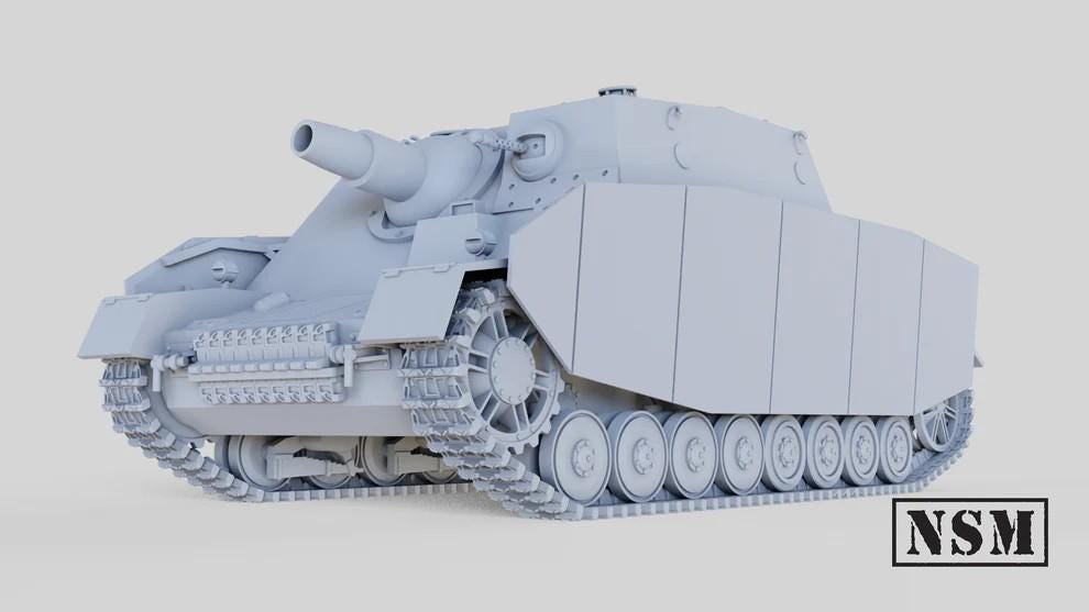 WWII German Sturmpanzer IV Brummbar Late Various Scales Historical Wargaming (US tariffs are pre-paid by us)