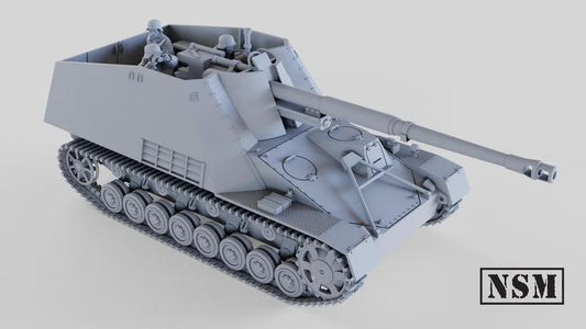 WWII German Nashorn Tank Destroyer with Crew Various Scales Historical Wargaming (US tariffs are pre-paid by us)