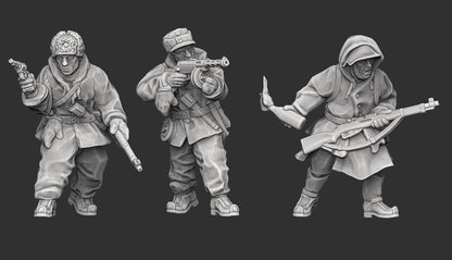WWII Finnish Jakkari Infantry Squad (5 models) Various Scales Historical Wargaming (US tariffs are pre-paid by us)