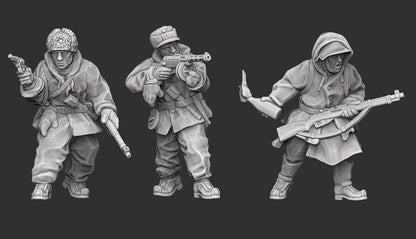 WWII Finnish Jakkari Infantry Squad (5 models) Various Scales Historical Wargaming