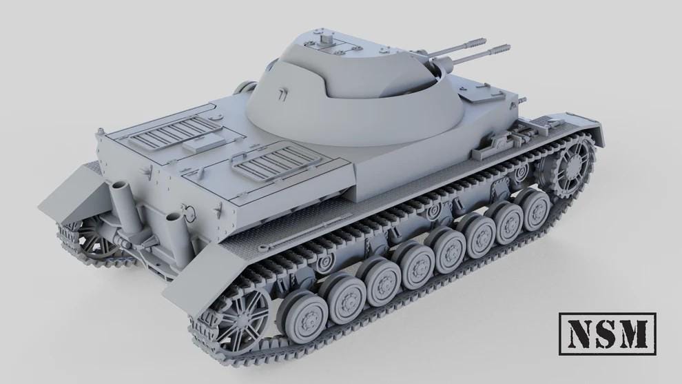 WWII German Kugelblitz Tank Various Scales Historical Wargaming (US tariffs are pre-paid by us)