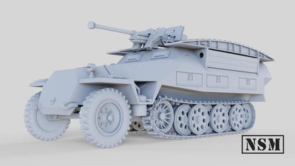 WWII German Sd.kfz 251/ 7 D ‘Pioneer Wagon’ Halftrack Various Scales Historical Wargaming (US tariffs are pre-paid by us)