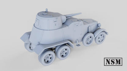 WWII Soviet BA-10 Armoured Car Various Scales Historical Wargaming