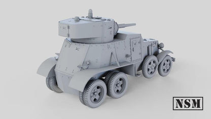 WWII Soviet BA-6 Armoured Car Various Scales Historical Wargaming