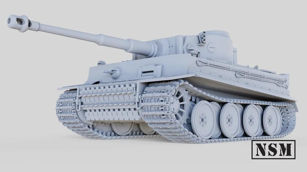 WWII German Tiger I (Early, Mid or Late Production) Various Scales Historical Wargaming (US tariffs are pre-paid by us)