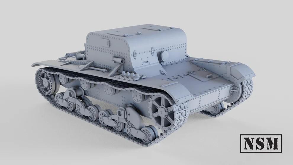 WWII Soviet T26T Artillery Tow Various Scales Historical Scales (US tariffs are pre-paid by us)