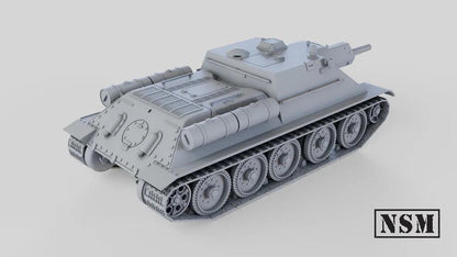 WWII Soviet SU-122 Self Propelled Gun Various Scales Historical Wargaming