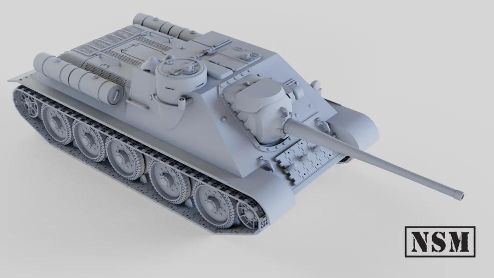 WWII Soviet SU-100 Various Scales Historical Wargaming