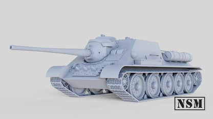 WWII Soviet SU-100 Various Scales Historical Wargaming (US tariffs are pre-paid by us)