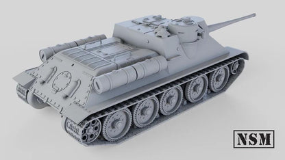 WWII Soviet SU-100 Various Scales Historical Wargaming (US tariffs are pre-paid by us)