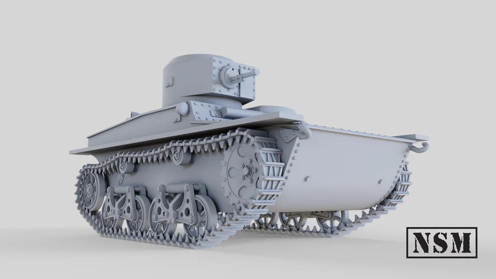 WWII Soviet T-37 Tankette Various Scales Historical Wargaming (US tariffs are pre-paid by us)