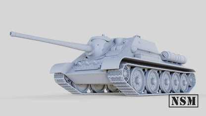 WWII Soviet SU 85 (with SU 85m Variant) Self Propelled Gun Various Scales Historical Wargaming