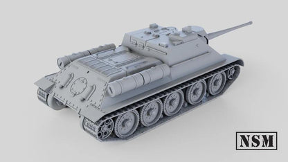 WWII Soviet SU 85 (with SU 85m Variant) Self Propelled Gun Various Scales Historical Wargaming