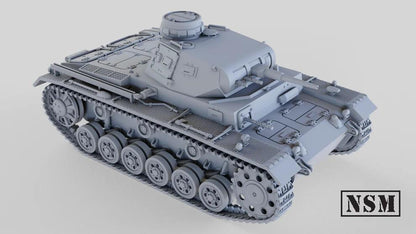 WWII German Panzer III G Various Scales Historical Wargaming (US tariffs are pre-paid by us)