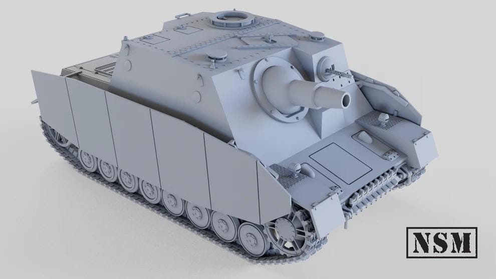 WWII German Sturmpanzer IV Brummbar Late Various Scales Historical Wargaming (US tariffs are pre-paid by us)