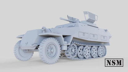 WWII German Sd.kfz 251/23 D with Crew Various Scales Historical Wargaming (US tariffs are pre-paid by us)