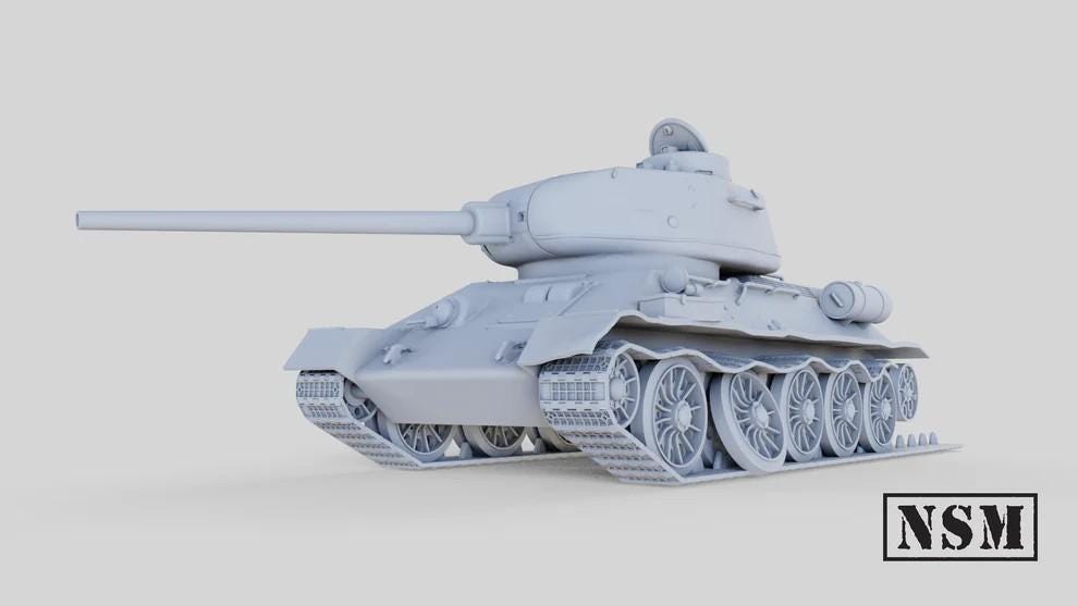 WWII Soviet Destroyed T34-85 Various Scales Historical Wargaming