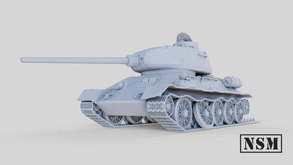 WWII Soviet Destroyed T34-85 Various Scales Historical Wargaming