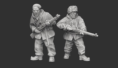 WWII Finnish Jakkari Infantry Squad (5 models) Various Scales Historical Wargaming