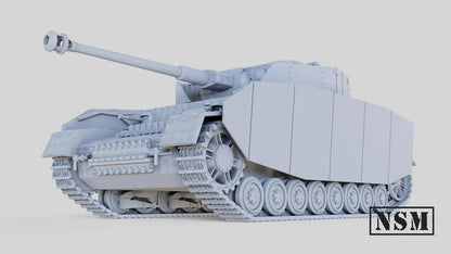 WWII Panzer IV Ausf H with Zimmerit Various Scales Historical Wargaming (US tariffs are pre-paid by us)