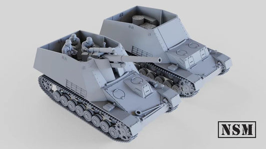 WWII German Hummel Self Propelled Gun or Ammunition Carrier Various Scales Historical Wargaming (US tariffs are pre-paid by us)