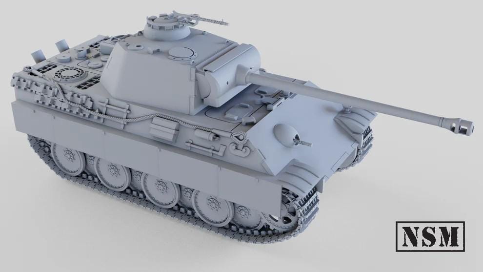 WWII German Panther G Tank Various Scales Historical Wargaming (US tariffs are pre-paid by us)