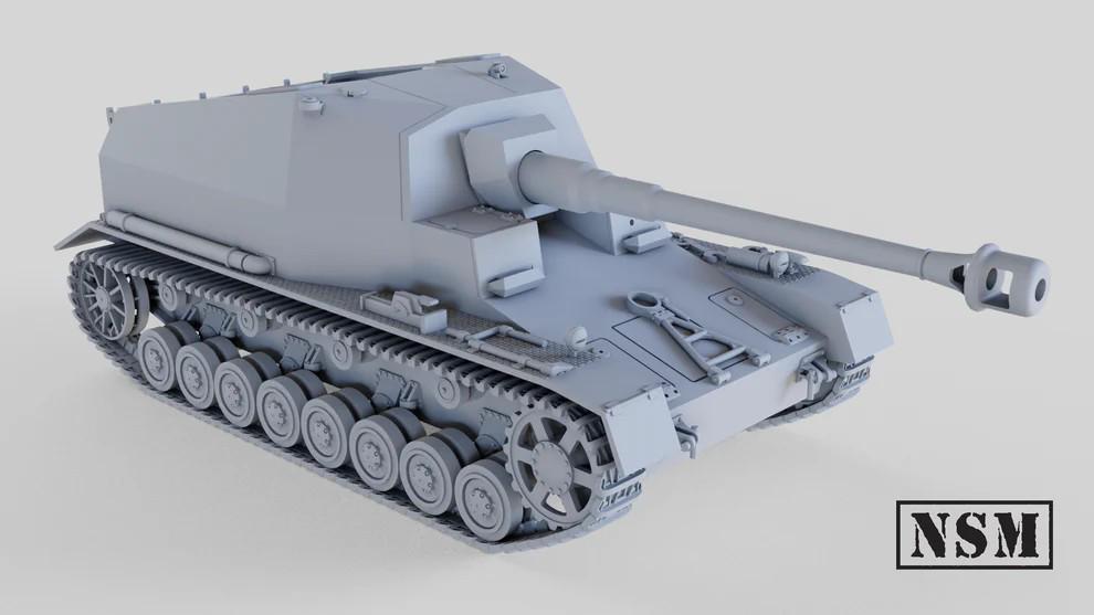 WWII German Dicker Max 10.5 cm K Gepanzerte Selbstfahrlafette Various Scales Historical Wargaming (US tariffs are pre-paid by us)