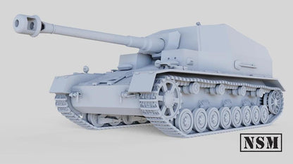 WWII German Dicker Max 10.5 cm K Gepanzerte Selbstfahrlafette Various Scales Historical Wargaming