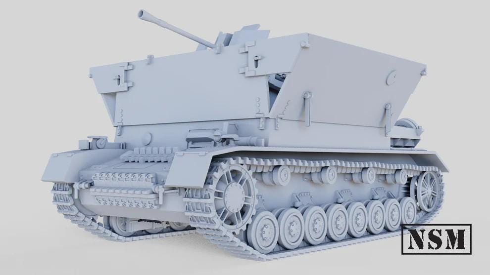 WWII German Flakpanzer IV (3.7 cm Flak 43) ‘Möbelwagen’ with Crew Various Scales Historical Wargaming (US tariffs are pre-paid by us)