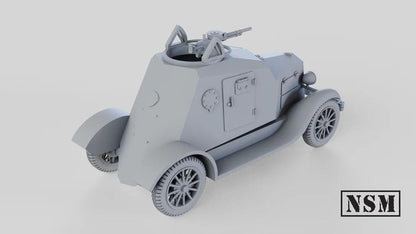 WWII Soviet D-12 Armoured Car Various Scales Historical Wargaming