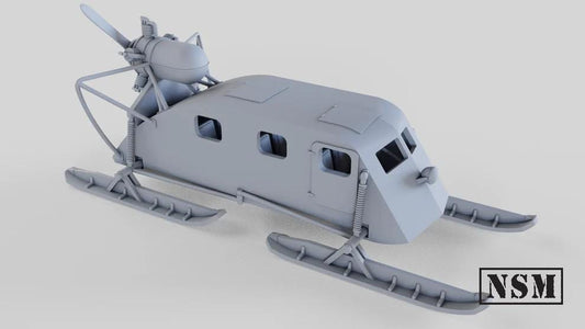 WWII Soviet Aerosan NKL-16 Various Scales Historical Wargaming