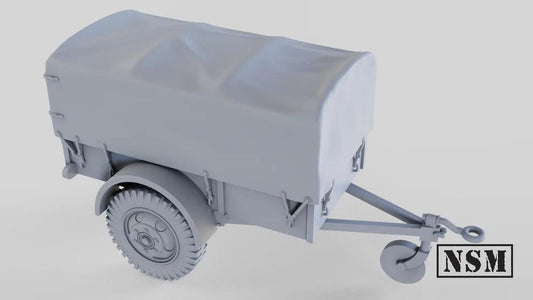 WWII US Ben Hur 1-Ton Trailer Various Scales Historical Wargaming (US tariffs are pre-paid by us)