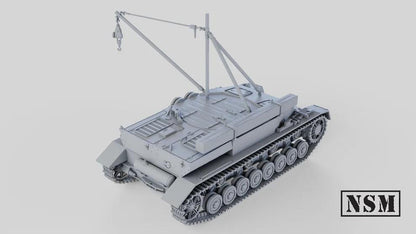 WWII German Bergepanzer IV Various Scales Historical Wargaming (US tariffs are pre-paid by us)