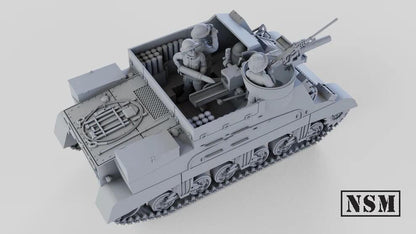 WWII British Army M7 Priest with Crew Various Scales Historical Wargaming