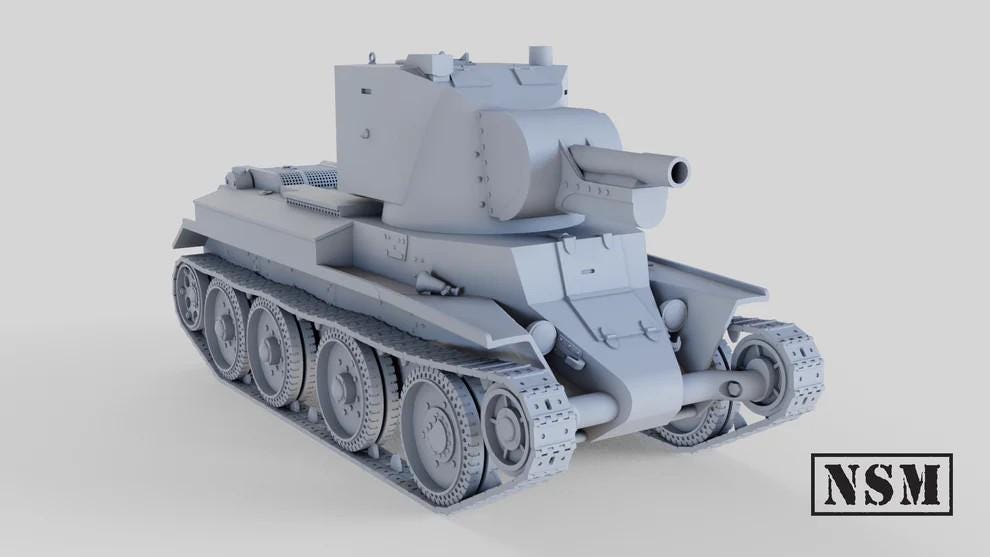 WWII Finnish BT-42 Tank Various Scales Historical Wargaming