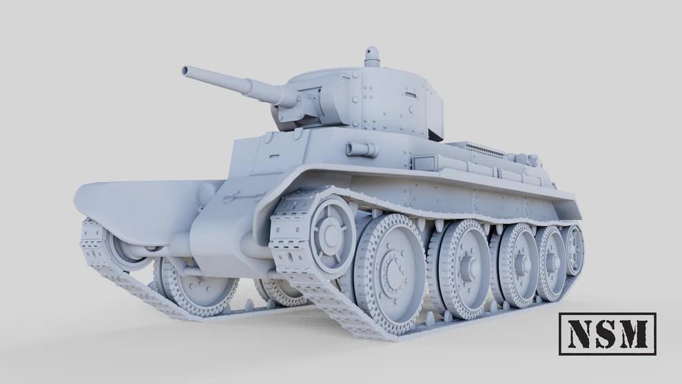 WWII Soviet BT7 Light Tank Different Variants Various Scales Historical Wargaming