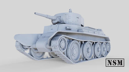 WWII Soviet BT7 Light Tank Different Variants Various Scales Historical Wargaming