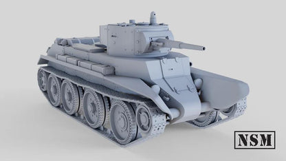 WWII Soviet BT7 Light Tank Different Variants Various Scales Historical Wargaming (US tariffs are pre-paid by us)