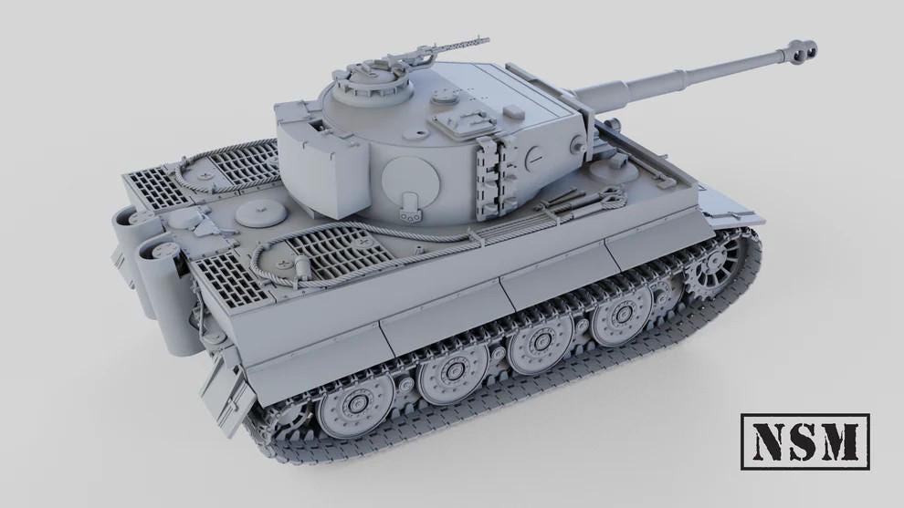 WWII German Tiger I (Early, Mid or Late Production) Various Scales Historical Wargaming (US tariffs are pre-paid by us)