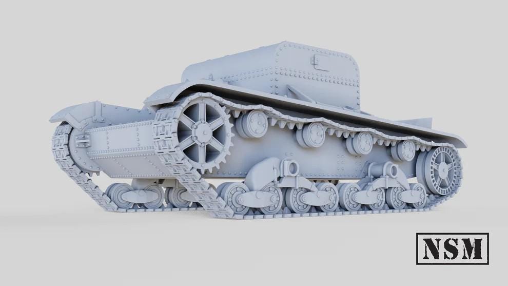 WWII Soviet T26T Artillery Tow Various Scales Historical Scales (US tariffs are pre-paid by us)