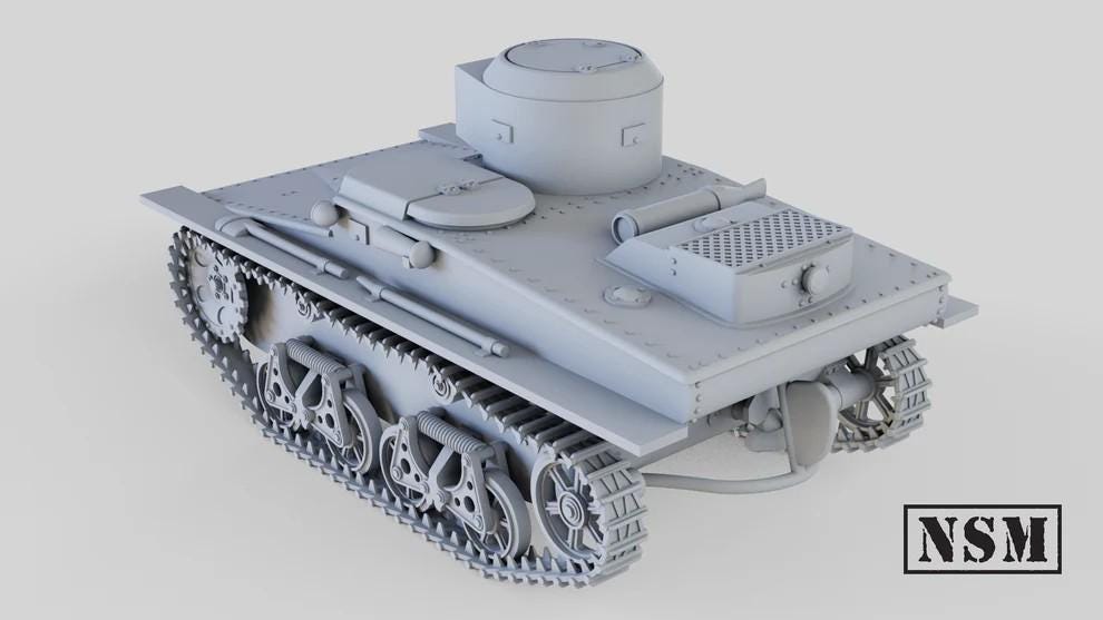 WWII Soviet T-37 Tankette Various Scales Historical Wargaming (US tariffs are pre-paid by us)