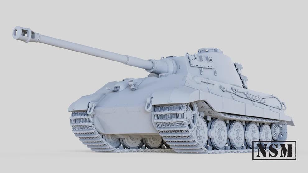 WWII German Tiger II King Tiger "Königstiger" Various Scales Historical Wargaming (US tariffs are pre-paid by us)