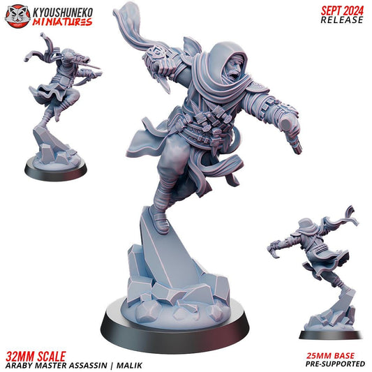 Ancient Araby Master Assassin Malik Various Scales Historical Wargaming