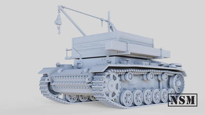 WWII German Bergepanzer III Various Scales Historical Wargaming (US tariffs are pre-paid by us)