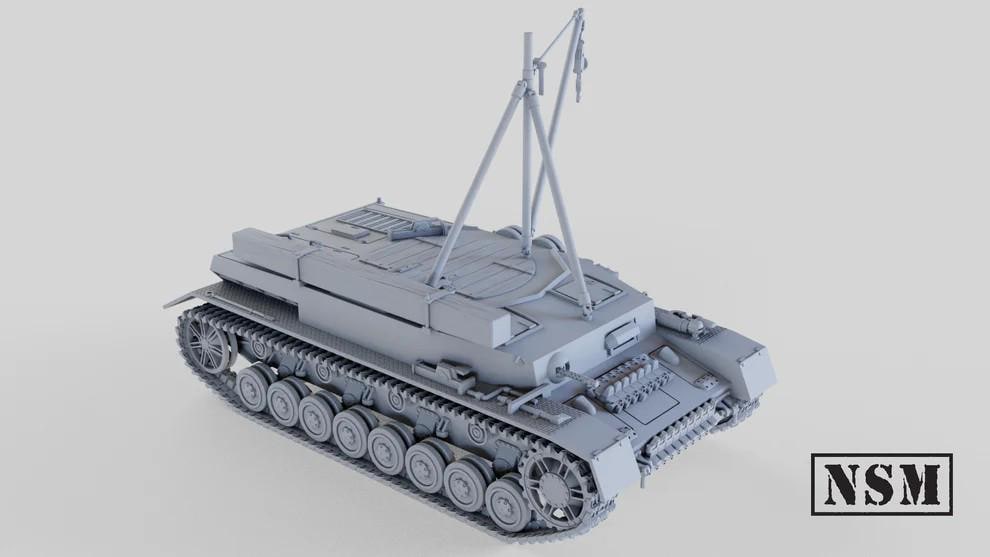 WWII German Bergepanzer IV Various Scales Historical Wargaming