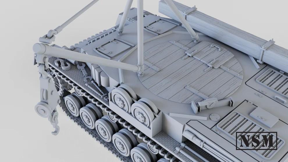 WWII German Bergepanzer IV Various Scales Historical Wargaming (US tariffs are pre-paid by us)
