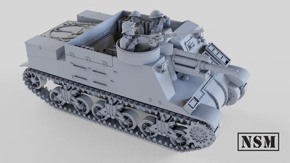 WWII British Army M7 Priest with Crew Various Scales Historical Wargaming (US tariffs are pre-paid by us)