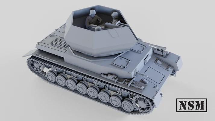 WWII German Panzer IV Ostwind with Crew Various Scales Historical Wargaming (US tariffs are pre-paid by us)